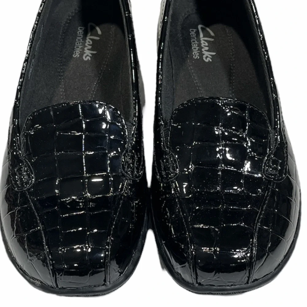 Clarks Collection Leather Slip-on Loafers - Bayou  6M  0488 - Picture 13 of 14